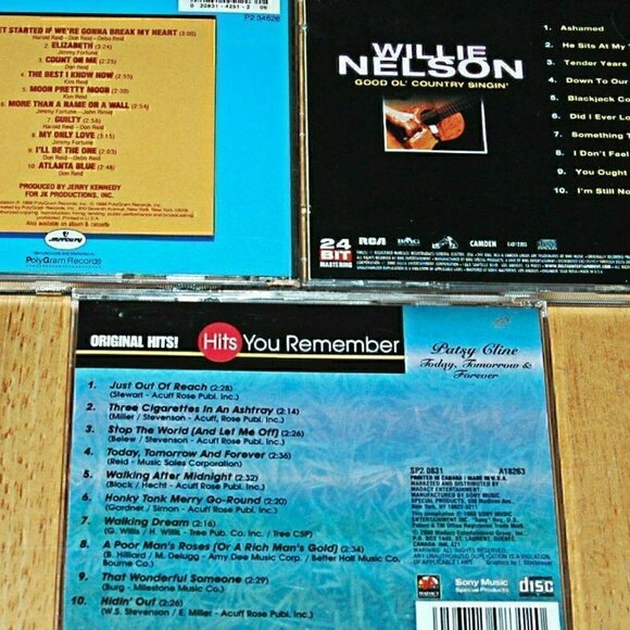 Classic Country Music CDS Lot of 3 Nelson Statler Cline - Picture 5 of 9